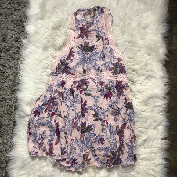 NWT Free People She Moves Floral Mini Dress small - Picture 4 of 6